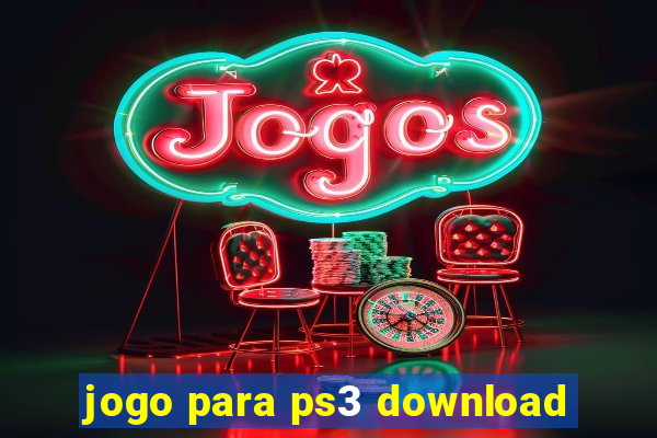 jogo para ps3 download